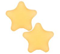 HAPINARY 2pcs Hand Squeeze Ball for Work on The Road, Tpr Star-shaped Hand Flexibility Trainer to Strengthen Hand, Wrist, and Forearm Muscles in Yellow
