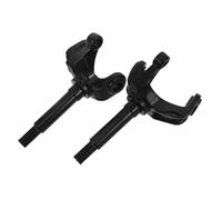 HAPINARY 2pcs Heavy-duty Atv Kart Steering Knuckle Spindle Hub Front Suspension Replacement for Quad Bike Reinforced Metal Front Axle Assembly Enhancing Stability and Control