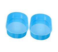 HAPINARY 2pcs Hospital Medication Trays Pill Filling Tray Travel Pills Organizer Serving Container Tablet Organizer Medication Medical Cart Plate Blue