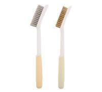 HAPINARY 2pcs Kitchen Cleaning Brush Oven Cleaner Grout Cleaner Wire Brushes for Cleaning Decking Cleaner Hob Cleaner Patio Cleaner Fluid Upvc Cleaner Limescale Remover Nylon