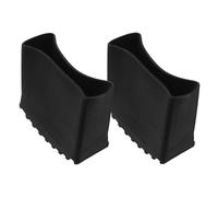 HAPINARY 2Pcs Ladder Foot Pads Rubber Non-Slip Covers for Extension Ladder Insulation Sturdy Replacement for Household and Industrial Use
