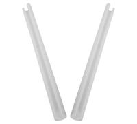 HAPINARY 2pcs LED Channel Diffuser Cover for T5 T8 Tubes, Plastic Light Tube Guard with Glare Reduction and Easy Installation, for Office Ceilings and Study Rooms