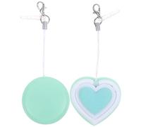 HAPINARY 2pcs Lens Cleaning Cloths for Eyeglasses and Phone Screen Cleaner Wipes with Pp and Silicone Material, and Heart Shape, Gentle on Screens without Scratches for Everyday Use Random Color