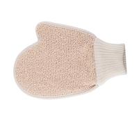 HAPINARY 2pcs Linen Bath Mitt Exfoliating Gloves for Shower and Spa Dual-sided Body Scrubber Back Rubbing Mitt for Adults Removes Dead Skin and Horniness Soft and Skin-healthy Cleaning Pads