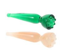 HAPINARY 2pcs Lotus Seed Acupressure Massage Sticks Manual Facial Full Body Trigger Point Relaxation Tools for Deep Tissue Therapy and Muscle Pain Relief