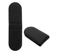 HAPINARY 2pcs Magnetic Cash Storage Clips in Black PU Leather, Stylish Western Money Clip for Men, Ideal for Everyday Shopping and Travel Use