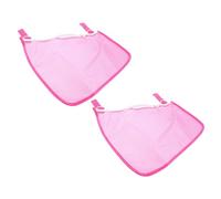 HAPINARY 2pcs Mesh Stroller Hanging Bags Side Sling Storage Bag for Pram Portable Adjustable Strap for Outdoor Use