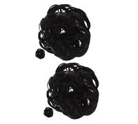 HAPINARY 2pcs Messy Bun Hair Extensions for Women Natural Chignon Fake Hair Bun Headdress Easy to Use Adds Volume Fullness for Wedding Prom Office More