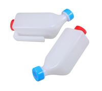HAPINARY 2pcs Multi-functional Goat Feeder Milk Bottle for Lambs Calves Reusable Livestock Feeding Device Hanging Capability