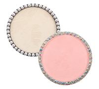 HAPINARY 2pcs Nail Art Display Board Round Shape Mixing Tray Nail Art Plate Ornament for Watercolor Painting Plates