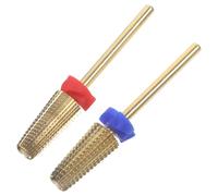 HAPINARY 2pcs Nail Drill Bits Cuticle Tool Acrylic Drill Bits for Nails Polishing Tools