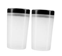 HAPINARY 2pcs Nail Pen Holder Plastic Cup for Manicure Hand Soak Bowl Pen Wash Bucket