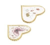 HAPINARY 2pcs Nail Polish Mixing Pallet Resin Nail Art Palette for Blending and Display and Manicure Application