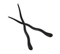 HAPINARY 2pcs Natural Ebony Hair Chopsticks Retro Hairpins for Elegant Updos Handmade Hair Accessories for Women Smooth Finish for Friends and Family