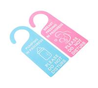 HAPINARY 2pcs Nursing Sign for Door Acrylic Privacy Reminder with Easy Installation and Visible Both Sides Suitable for Nursery and Home Use by New Moms