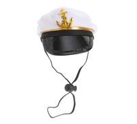 HAPINARY 2pcs Pet Cosplay Hat Sailor Funny Headgear for Cat Dog Puppy Halloween Party Hat