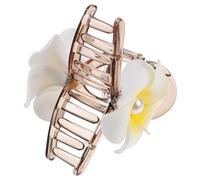 HAPINARY 2pcs Plumeria Hairpin Hair Clips Flower Hair Claws for Women Thick Hawaiian Flower Clip Fashion Accessories