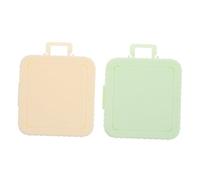HAPINARY 2pcs Portable Makeup Sponge Holder Breathable Powder Puff Container for Travel and Home Storage Large Capacity Transparent Design for Easy Viewing and Organization
