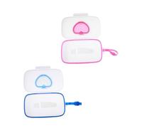 HAPINARY 2pcs Portable Wet Wipes Box Convenient Tissue Case for Boy Girl Wipes Practical Holder Box for Stroller Accessories and Multipack Random Color
