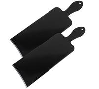 HAPINARY 2pcs Professional Hair Tint Dyeing Highlighting Board Comfortable Handle Hairdressing Styling Tools Hair Dye Large Wide Board for Salon Use