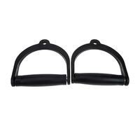 HAPINARY 2Pcs Professional Wear-Resistant Gym Handles for Resistance Bands, Replaceable D-Shaped Fitness Accessory for Cable Machines, Strength Training Equipment Attachments for Home and