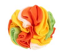 HAPINARY 2pcs Puppy Training Toy Slow Feeding Dog Puzzle Indestructible Pet Educational Toy Fleece Material Leakproof Food Ball Pet Supply