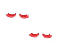 HAPINARY 2pcs Reusable Fancy Party False Eyelashes Thick Makeup Lashes for Out Photo Shoots and Special Events Comfortable and Easy to Apply