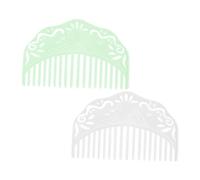 HAPINARY 2pcs Side Hair Comb Set Resin Hairdressing Combs for Styling and Decoration