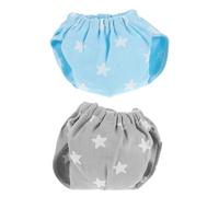 HAPINARY 2Pcs Small Pet Diapers: Guinea Pig Reusable & Washable - Replaceable Animal Underpants for Squirrels Rabbits Ferrets and Hamsters Star Pattern