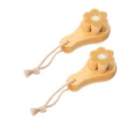 HAPINARY 2pcs Soft Bristle Face Scrubber for Women Manual Exfoliating Tool for Deep Cleansing Blackhead Removal and Skin Care Blossom Shape for Gentle Facial Massage and Exfoliation