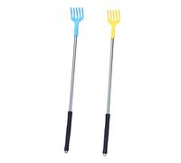 HAPINARY 2pcs Unbreakable Tickle Rake for Back Stick Roller Muscle for Birthday Parents Random Color