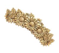 HAPINARY 2pcs Unique Sunflower Hair Clip Metal Barrette for Women Stylish Hair Accessory Durable Alloy Spring Clamp