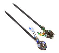 HAPINARY 2pcs Vintage Hair Sticks for Women Chinese Style Hairpin with Tassel Design for Weddings Parties and Everyday Use for Long Hair Styles