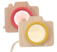 HAPINARY 2Pcs Vintage Kaleidoscope Educational Prism Playthings Favors for Boys and Yellow Red