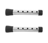 HAPINARY 2pcs Walker Height Adjustment Rod Replacement Legs Heavy Duty Support Feet for Folding Walkers for Seniors Mobility Aid
