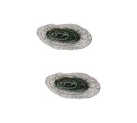 HAPINARY 2pcs Wildlife Water Bowl Bird Feeder Tray Ceramic Butterfly Feeder for Outdoor Garden Attract Butterflies Birds to Your Garden