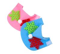 HAPINARY 2pcs Winter Parrot Cloak Windproof Felt Bird Clothes with Snowflake Design for Small Birds Like Cockatiels Lightweight Warm Cape for Outdoor Holiday Decoration and Travel