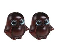 HAPINARY 2pcs Wood Penguin Hanging Charm for Phone Handbag Lanyard DIY | Penguin-shaped Wooden Decor, Stylish Retro Accessory, Suitable for Animal Lovers, Collectors, Gifting and Easy Craft Projects