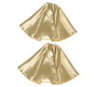 HAPINARY 2Pcs Yellow Vertical Moxibustion Device Covers with Elastic Waistband, Portable Herbal Heat Therapy Cloth for Universal Moxa Heaters, Dustproof and Lockstitch Edge Protection,