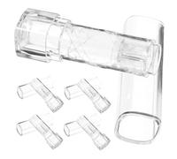HAPINARY 2sets Lip Gloss Empty Tubes Lipstick Tube Sets Compact and Portable for Women 5pcs*2