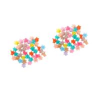 HAPINARY 2sets Toddler Hair Accessories Hair Clips Mini Claw Star Shape 40pcs*2