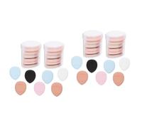 HAPINARY 3 Boxes Mini Finger Powder of Makeup Applicators for Concealer Foundation and Isolation Cream for Travel and Daily Use