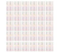 HAPINARY 30 Sheets Labels for Child Stuff Daycare - Writable Waterproof Removable Name Stickers - Self Laminating Kid Bottles Labels for Kindergarten Classroom School Supplies Colorful