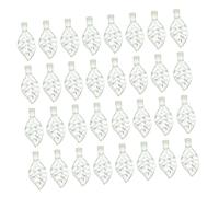 HAPINARY 300pcs Acrylic Jewelry Accessories Leaves Beads Leaf Pendant Charms Charm for Bracelets Shape Beads Cute DIY Bracelet Pendants DIY Crafts Light Green