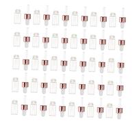 HAPINARY 30pcs 3ml Essential Oil Dropper Bottle Set Glass Dispenser Pipette for Aromatherapy and Sample Storage