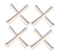 HAPINARY 30pcs Nylon Invisible Zippers Closed End with Fabric Edges for Sewing Tailors DIY Craft Projects Skirts Dresses Pillows Smooth-Running Replacements