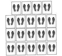 HAPINARY 30Pcs Paper Floor Mats Paper Vehicle Foot Mats Car Portable Floor Protection Auto Interior Disposable Foot Pads