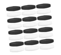 HAPINARY 30pcs Plastic Breakaway Clasps for Necklaces and Bracelets Safety Barrel Connectors for DIY Jewelry Making Lightweight Buckles for Lanyards Bags and Crafts Black White