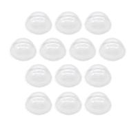 HAPINARY 30pcs Plastic Snow Globe Hemisphere Covers for DIY Christmas Village Decorations, Pvc Material with Versatile Applications, for Crafting Miniature Landscapes and Creating Warm