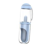 HAPINARY 330ml Dog Water Bottle Portable Pet Water Dispenser Leakproof Detachable Design Coconut Shell Filter for Easy Cleaning